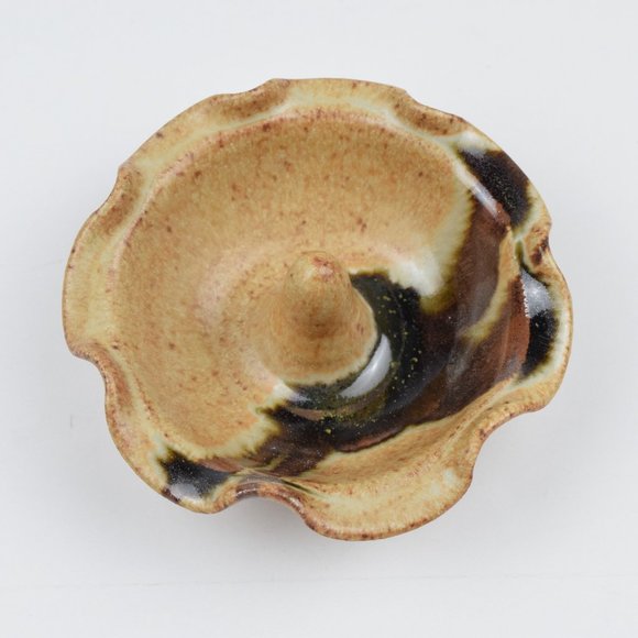 HANDMADE POTTERY TRINKET/RING HOLDER/ JEWELRY STORAGE DISH - Picture 3 of 5